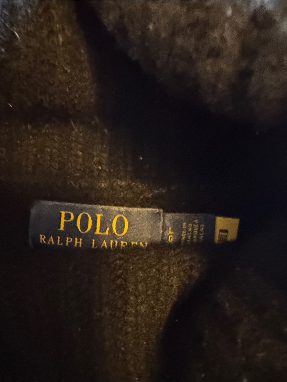 Polo by Ralph Lauren Black Turtleneck Sweater - Picture 3 of 4